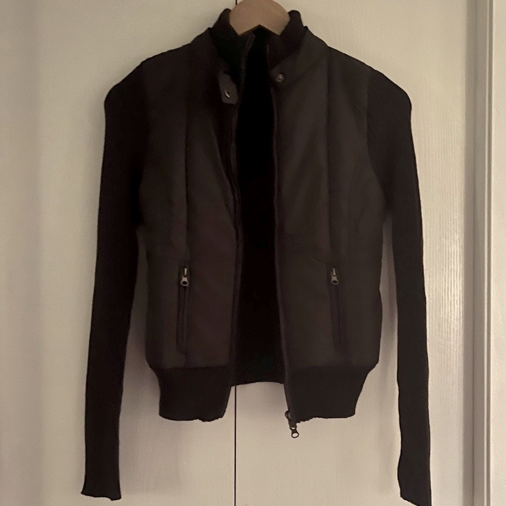 Takeout Brown Zip Up Jacket